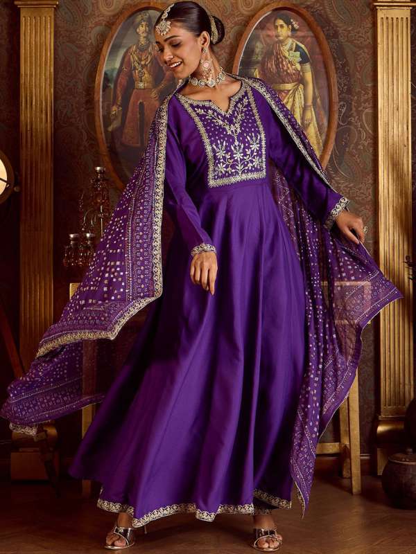 Purple Women Apparel Ethnic Wear Buy Purple Women Apparel Ethnic Wear online in India