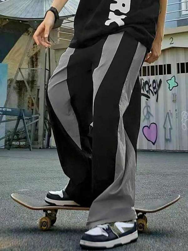 Side stripe trousers mens india hotsell