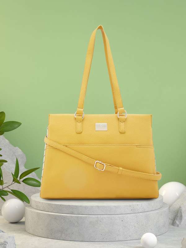 Caprese Yellow Handbag Buy Caprese Yellow Handbag online in India