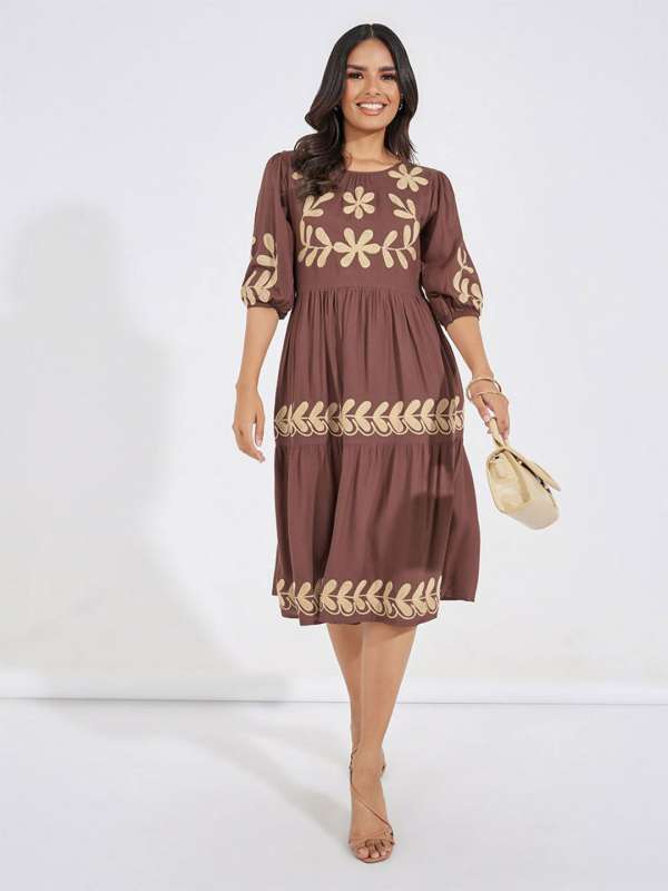 Short Sleeve Dresses Buy Short Sleeve Dress Online Myntra