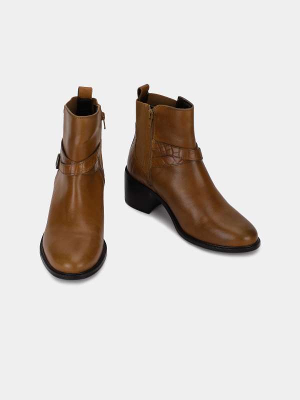 Marks and spencer tan ankle boots top