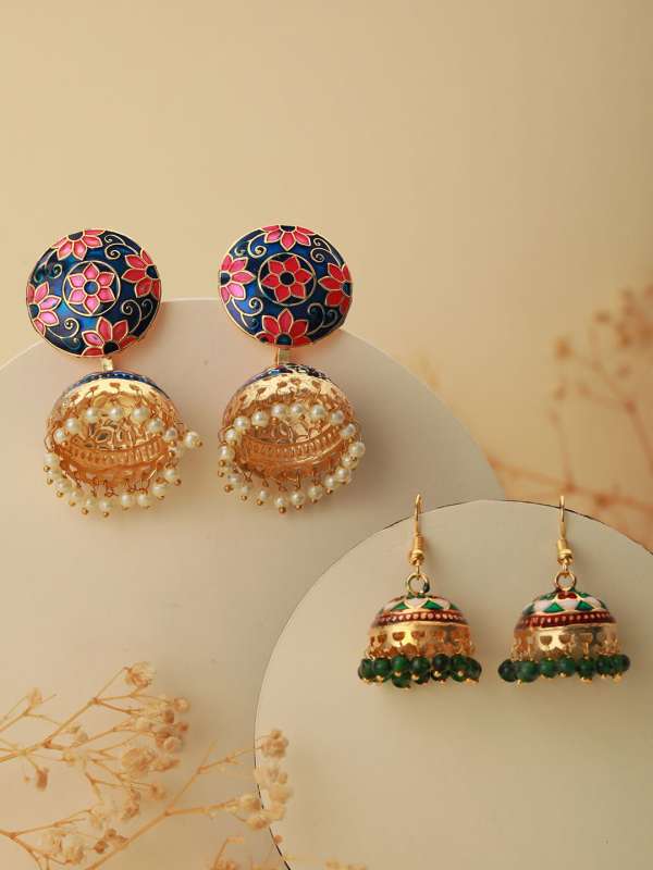 Brass jhumkas online online