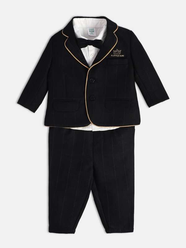 Black Kids Boys Apparel Blazers Suit Sets Buy Black Kids Boys Apparel Blazers Suit Sets online in India