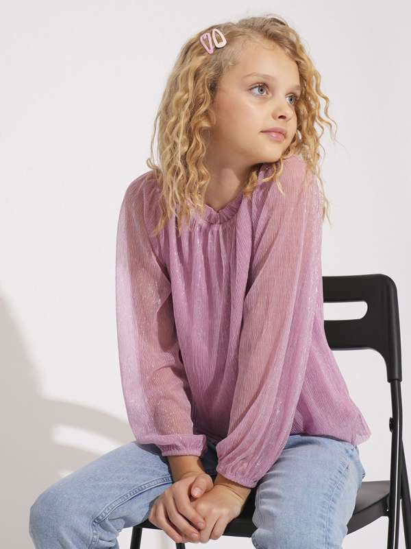 Kids party wear tops shop