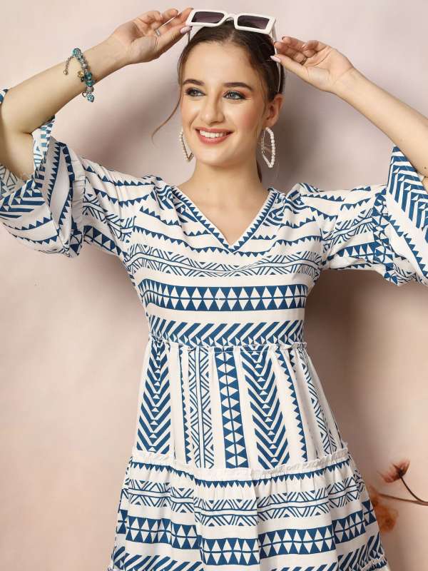 Bohemian white dresses online top