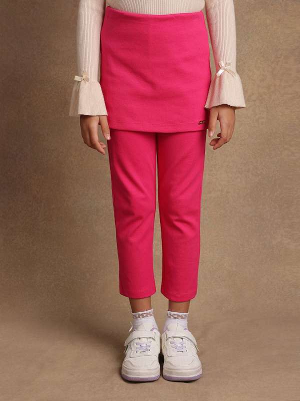 Girls pink jeggings shop