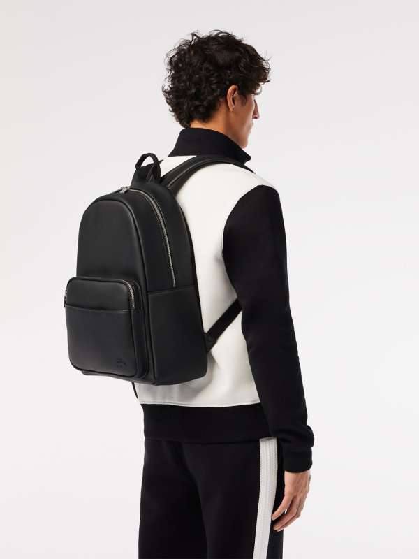 Lacoste Men Black Solid Backpack 9156561.htm Buy Lacoste Men Black Solid Backpack 9156561.htm online in India