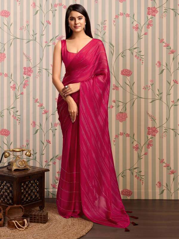 Stitched Saree Buy Pre Stitched Sarees Online in India Myntra