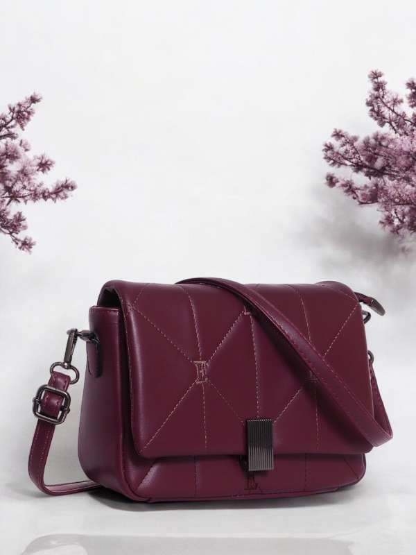 Maroon sling bag best sale