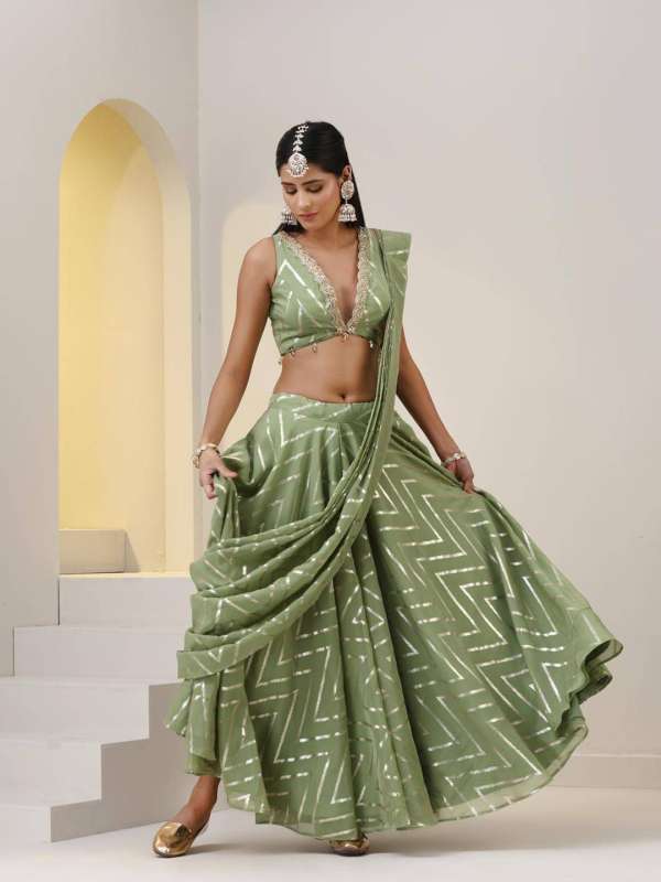 Lehenga saree online shopping myntra store