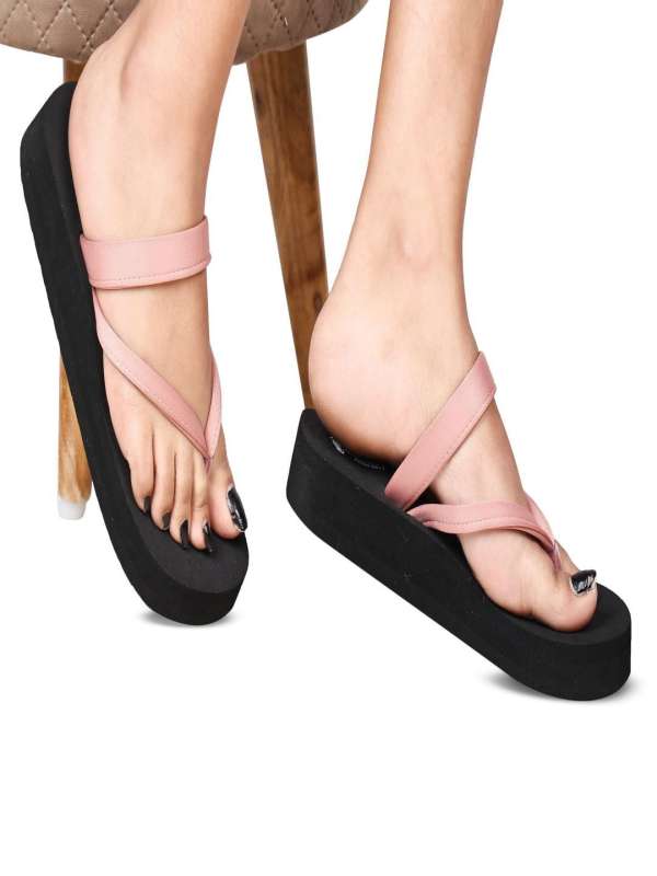 Women Thong Heels Flip Flops Buy Women Thong Heels Flip Flops online in India