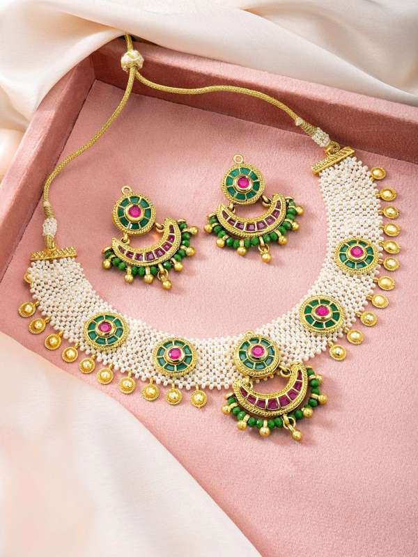 Beaded Jewellery Shop Latest Collection of Beaded Jewellery Online in India Myntra