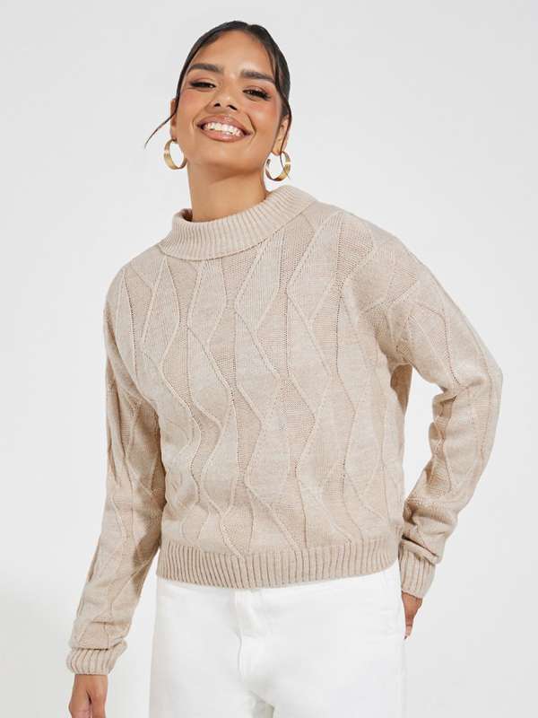 Boxy sweater top