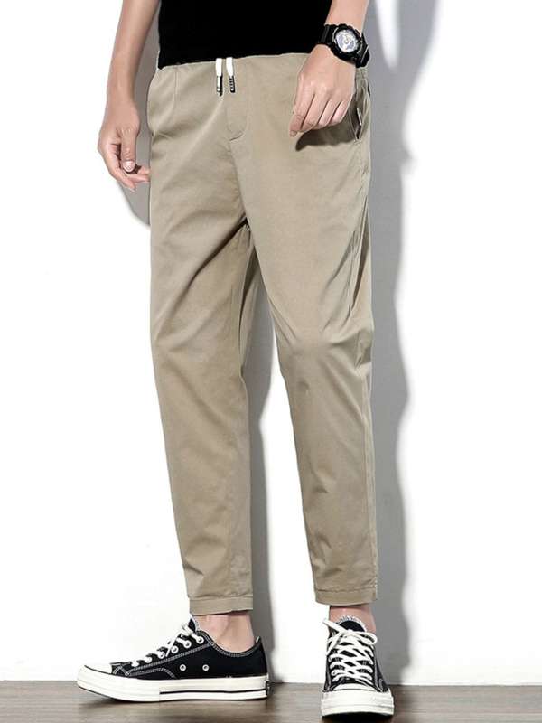 Men Cropped Trousers Dk3138 Buy Men Cropped Trousers Dk3138 online in India