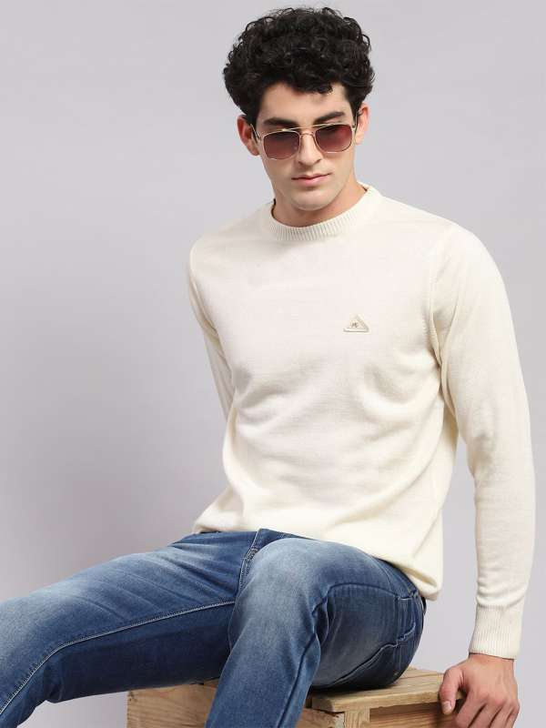 Cream colour sweater store