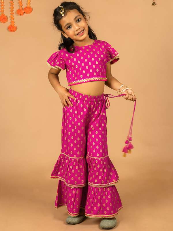 Ethnic palazzo and top best sale