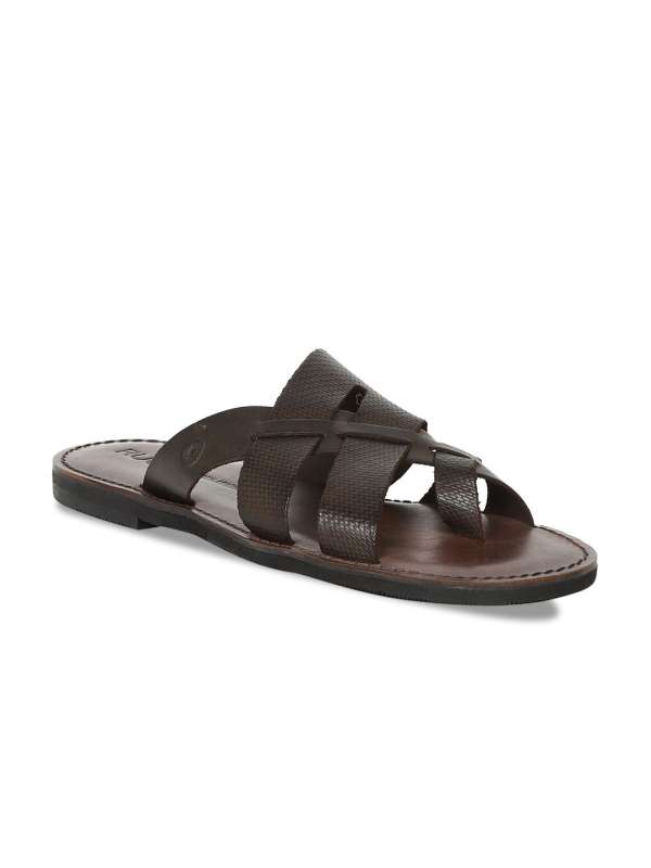 Ruosh men's leather sandals and floaters clearance