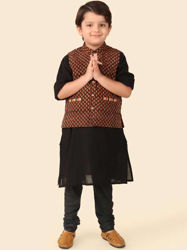 Fabindia black kurta shop