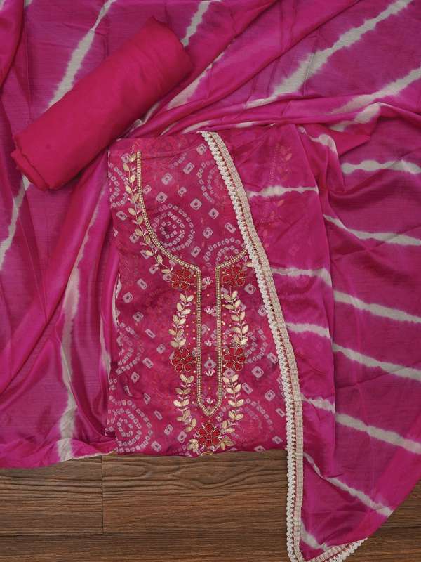Buy Bandhani Dress Materials Online at Best Price Myntra
