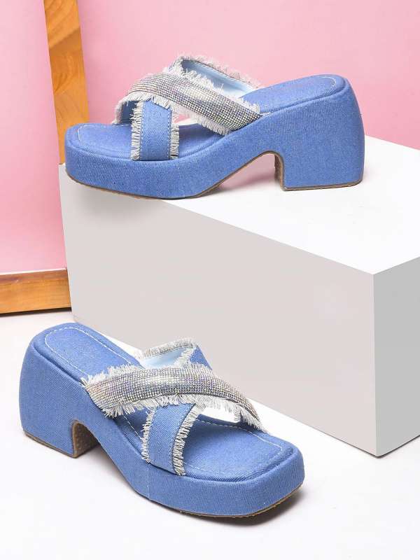 Denim Heels Buy Denim Heels online in India