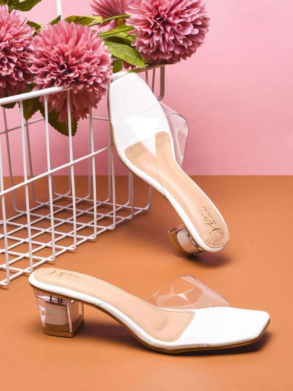 Transparent Heels Sandals Buy Trendy Transparent Heels Sandals for Women Online Myntra