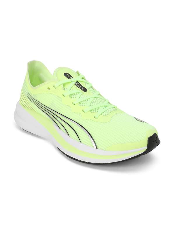 Puma green colour shoes clearance