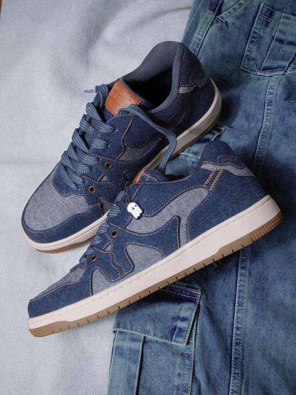 Men Blue Denim Casual Shoes Buy Men Blue Denim Casual Shoes online in India