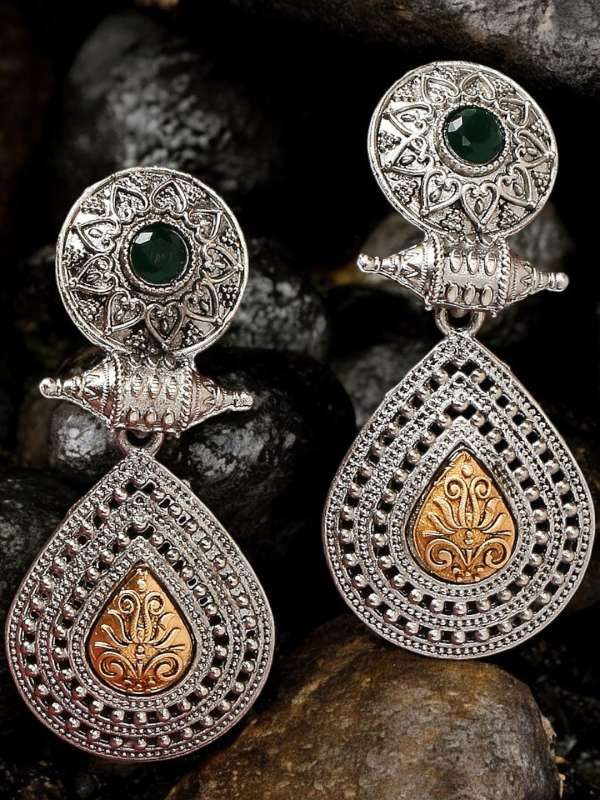 Metal Earrings Buy Metal Earrings for Women Online Myntra