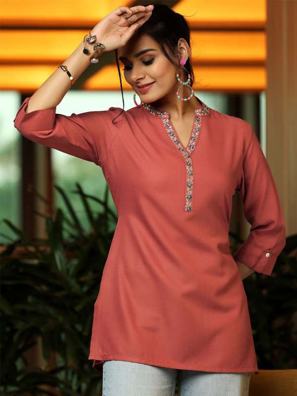 Plain kurtis for women top