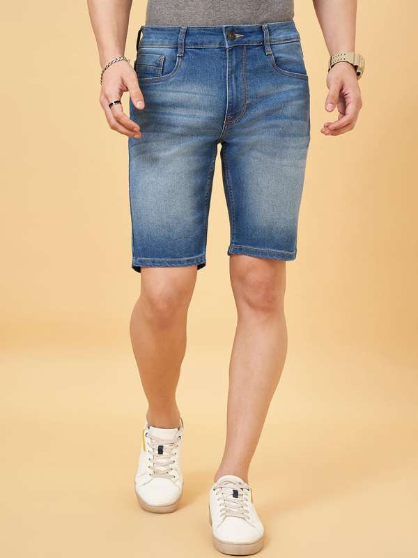 Denim capris for mens sales