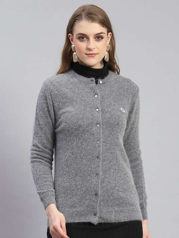 Monte Carlo Women Grey Woolen Solid Sweater Vest 7966757.htm Buy Monte Carlo Women Grey Woolen Solid Sweater Vest 7966757.htm online in India
