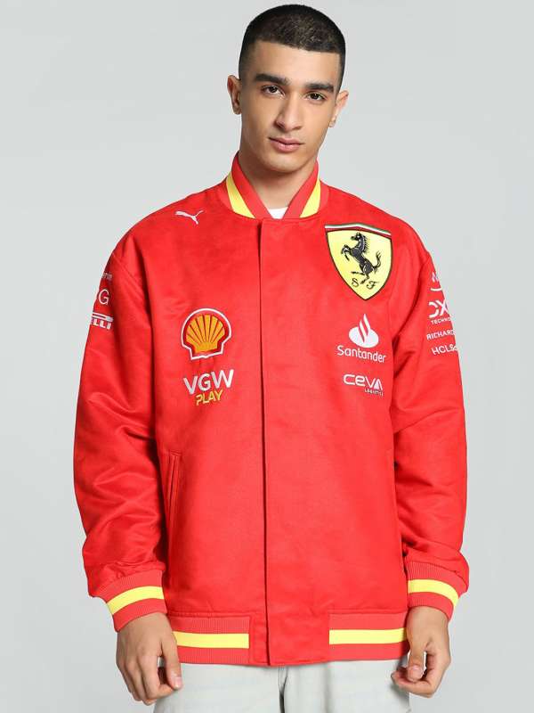Red Men Bomber Jackets Puma Pepe Jeans Buy Red Men Bomber Jackets Puma Pepe Jeans online in India