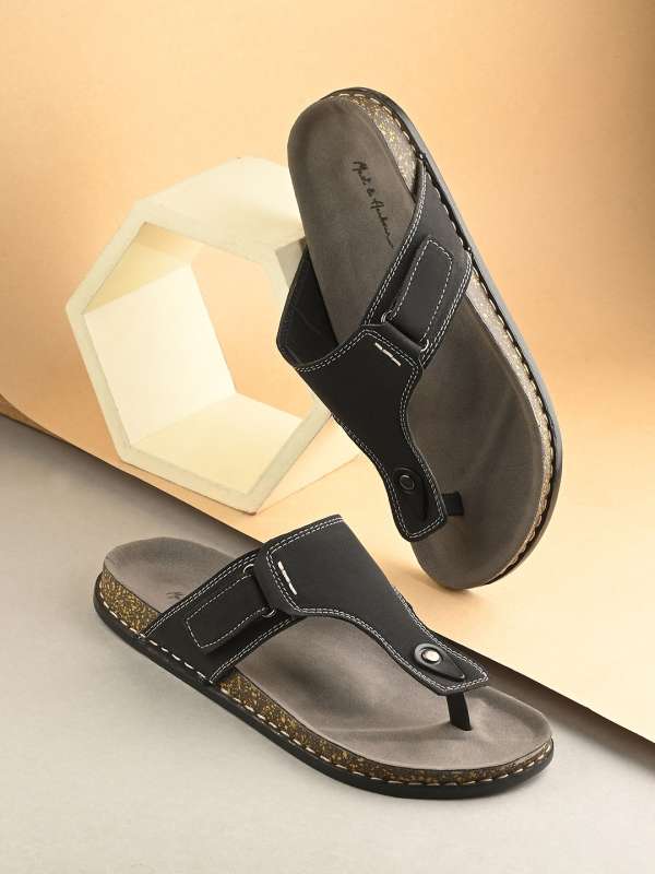 Leather slip on sandal hot sale