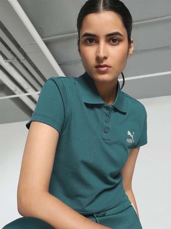 Puma Green Solid Hero Slim Fit Polo T Shirt 7300637.htm Buy Puma Green Solid Hero Slim Fit Polo T Shirt 7300637.htm online in India