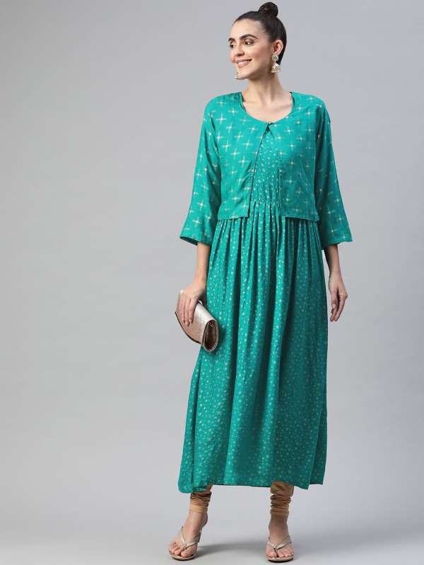 Jacket kurti myntra 2025