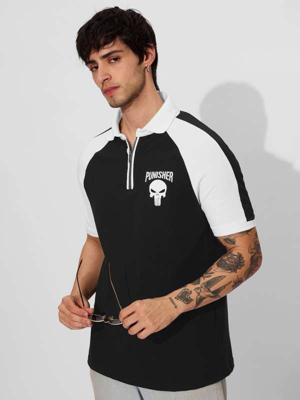 Punisher t shirt myntra online