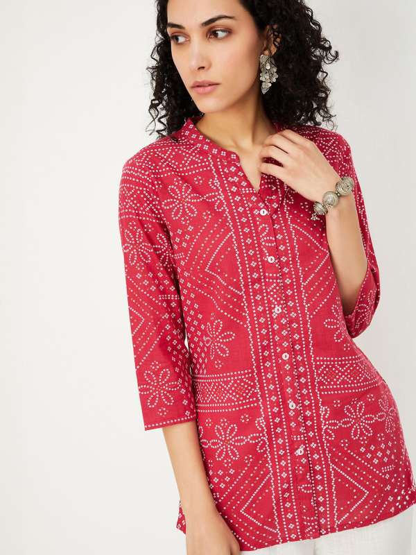Bandhej kurtis online 2025