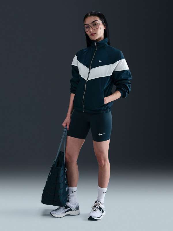 Nike blue bomber jacket outlet