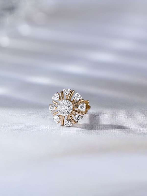 Tanishq Diamond Rings Nosepin Tanmaniya Earrings Buy Tanishq Diamond Rings Nosepin Tanmaniya Earrings online in India