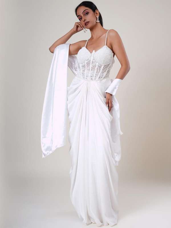 White gown myntra outlet