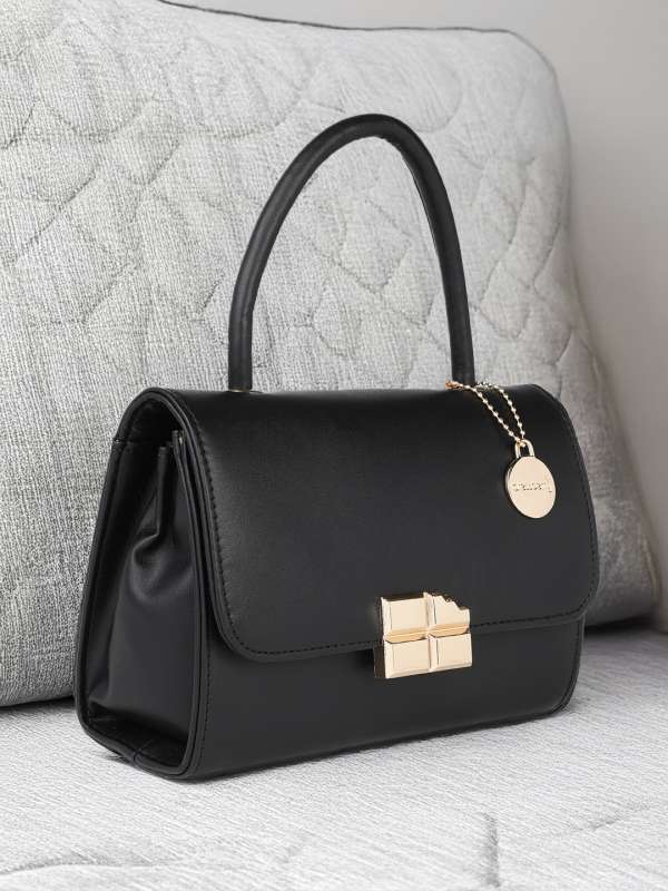 Black Handbag With Gold Chain Straps 559387 Ht Ml Buy Black Handbag With Gold Chain Straps 559387 Ht Ml online in India