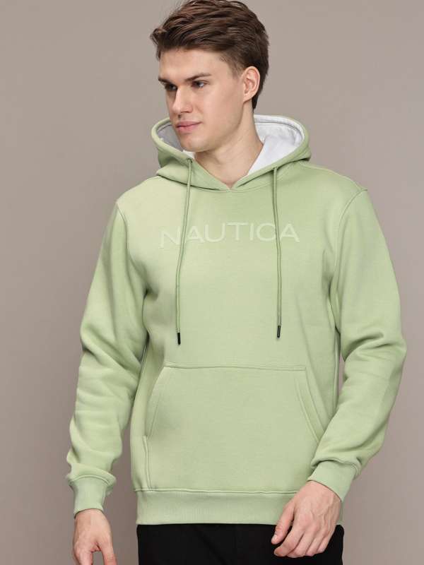 Men lime green hoodie cheap