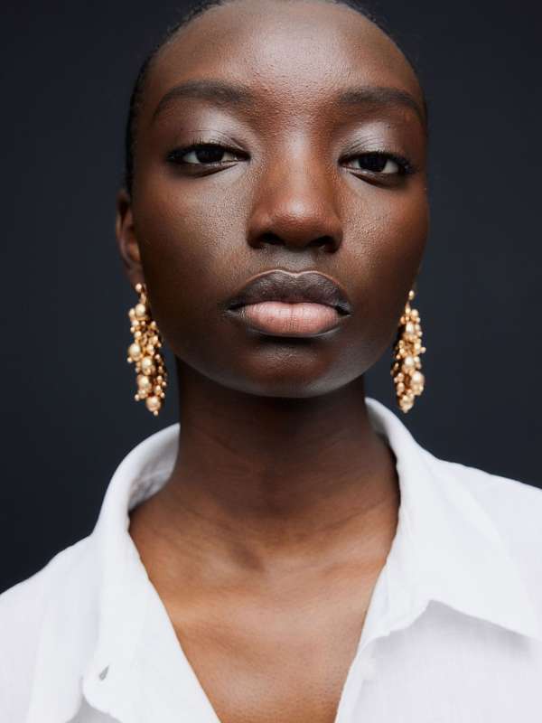Long heavy earrings online top