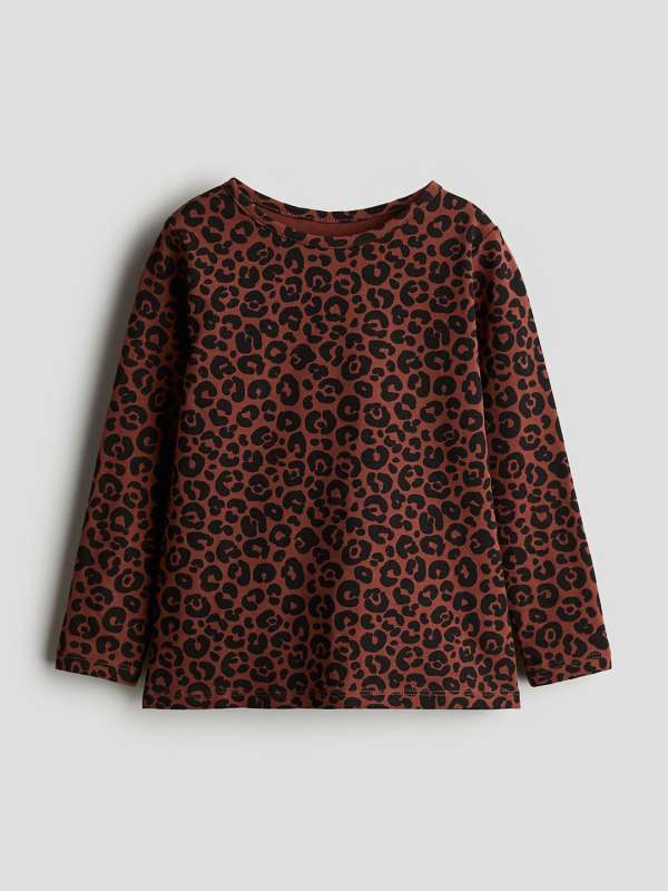 H and m red leopard print dress shop