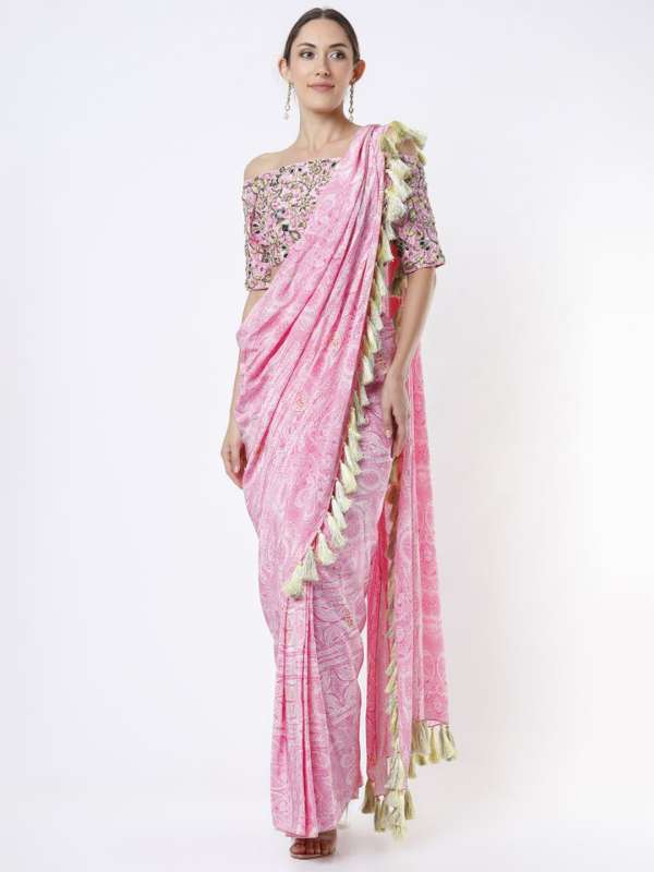 Readymade Sarees Saree Blouse Lehenga Choli Printed Buy Readymade Sarees Saree Blouse Lehenga Choli Printed online in India