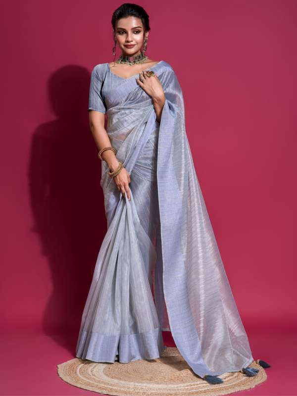 Meena bazaar party wear saree clearance