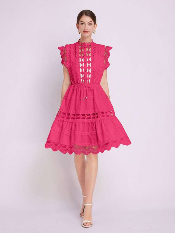 Knee length one piece on myntra online