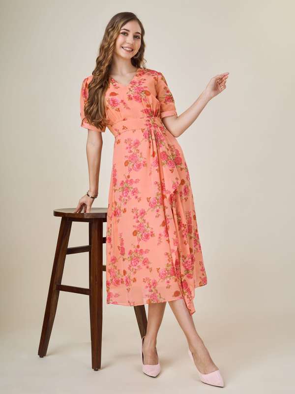 Floral print summer dress online