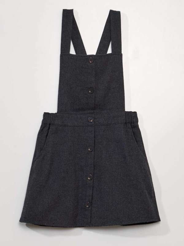Button down overall dress discount