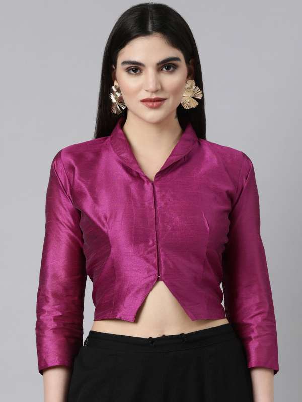 Chinese collar blouse top